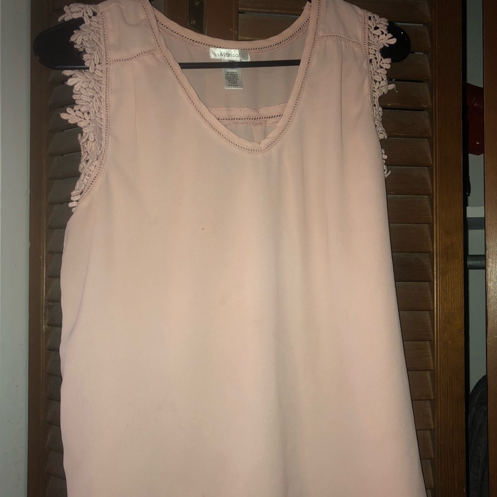 Light pink summer tank